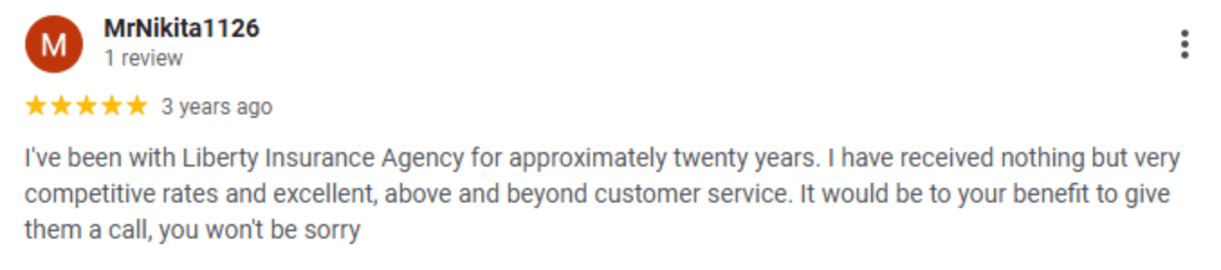 Google review 4